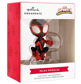 Hallmark Marvel Spidey Miles Morales Spiderman Christmas Ornament New