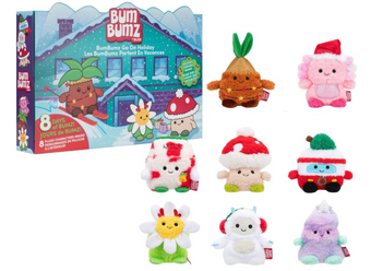 Bum Bumz 4.5 inch Holiday 8 Pack Santa Milk Maxine Festive Tree Tatiana New Box