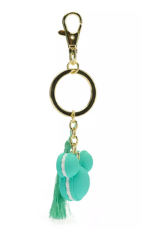 Disney Parks Mickey Mouse Icon Macaron Keychain – Green New With Tag