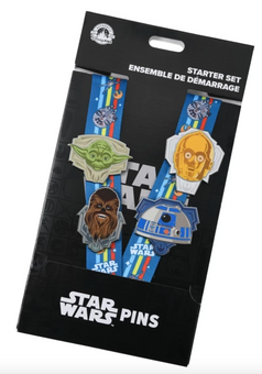 Disney Parks Star Wars Light Side Pin Trading Starter Set New With Card
