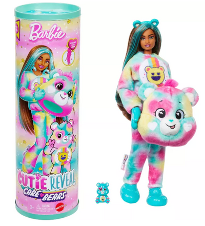 Barbie Cutie Reveal Care Bears Doll & Accessories, Series 2 New With Box