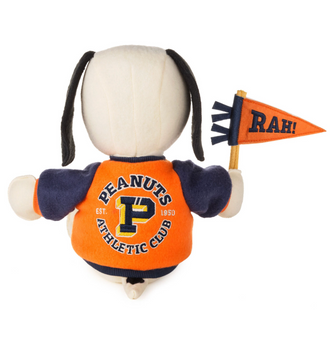 Hallmark Peanuts Athletic Club Snoopy Varsity Plush New with Tag