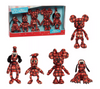 Disney 100 Retro Reimagined Mickey Friends Plaid Fleece Plush Collector Set 5pk