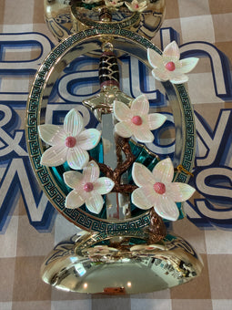 Bath and Body Works Disney Princess Mulan Pedestal 3-Wick Candle Holder New
