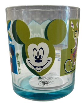 Disney Parks Mickey Disneyland Main Street USA Glass By Shag New with Tag