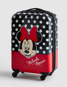 Disney Primark Minnie Mouse 30" Classic Red Dots Luggage Suitcase New With Tag