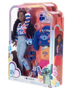 Disney ily 4EVER Inspired Stitch Dark Hair Fashion Doll Accessories Two Outfits