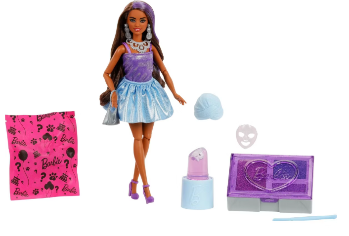 Barbie Party Unboxed Glam Party Series Purple Surprise Doll