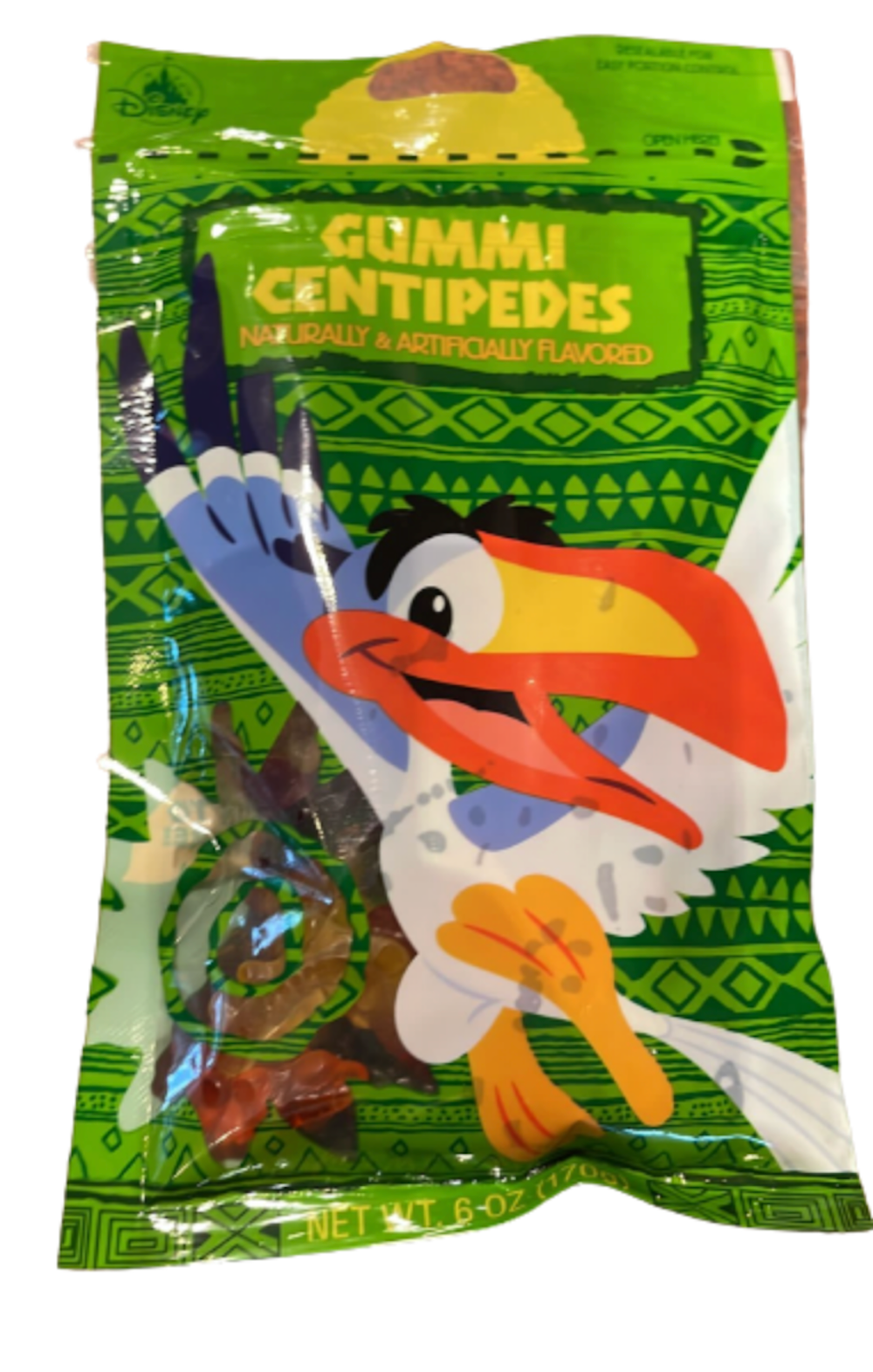 Disney Parks Gummi Centipedes Disney Characters Fun to Share 6 OZ New Sealed