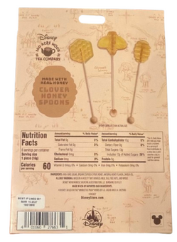 Disney Parks Winnie The Pooh Clover Honey Spoons 100 Acre Wood Tea New