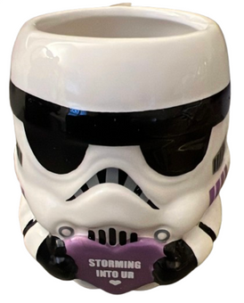 Zak Designs Star Wars Valentine Stormtrooper Chibi Coffee Mug New With Tag