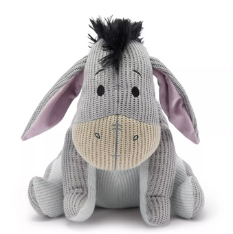 Disney Parks Winnie the Pooh Eeyore 10-Inch Knit Plush Toy New With Tag