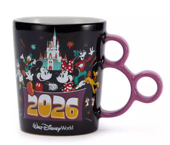 Disney Parks WDW 2026 Mickey Mouse and Friends Coffee Mug New With Tag
