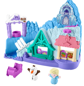 Fisher-Price Little People Toy Disney Frozen Arendelle Sledding Playset New Box