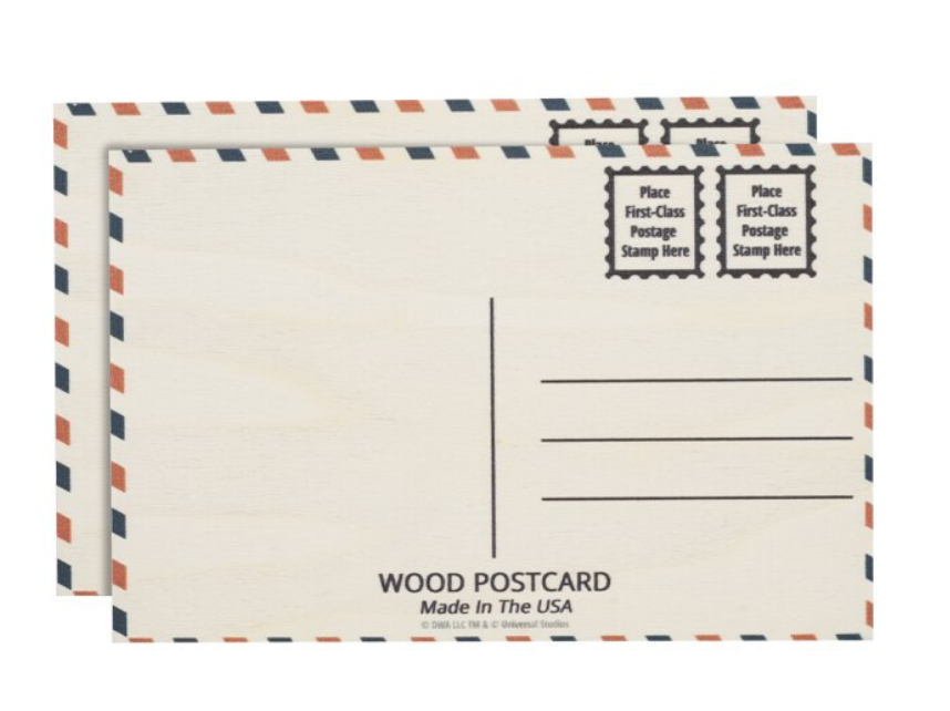 Universal Studios How to Train Your Dragon Wood Postcard Set New With Tag