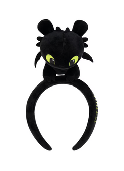 Universal Studios How To Train Your Dragon Plush Toothless Headband Adult New
