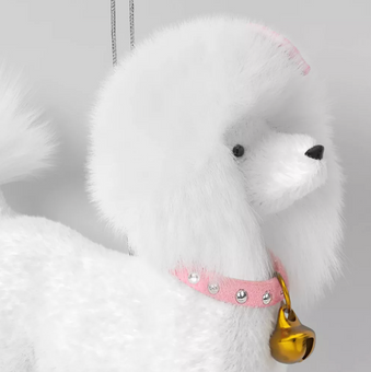 White Poodle Christmas Ornament Wondershop New With Tag