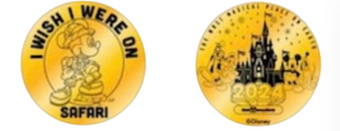 Disney Animal Kingdom Mombasa 2024 Safari Mickey Collectible Coin Medallion New