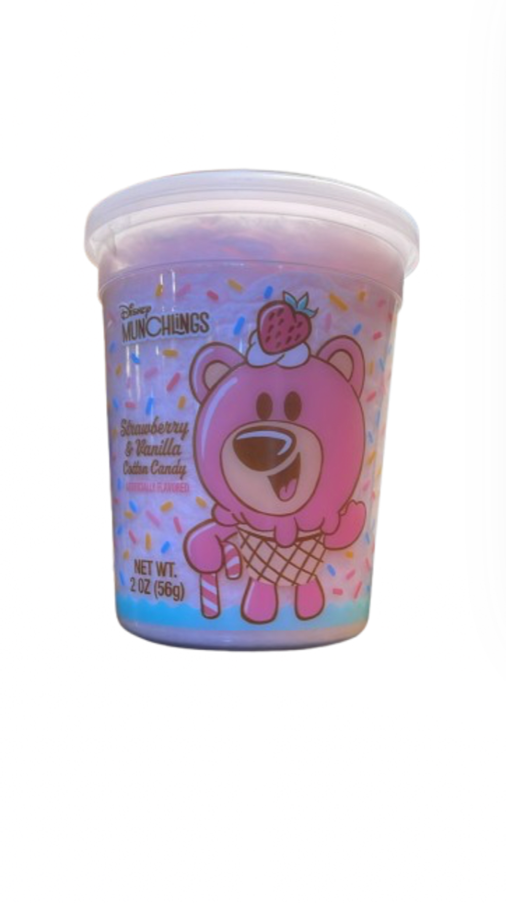 Disney Parks Munchlings Lotso Strawberry and Vanilla Cotton Candy New