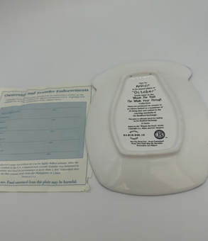 Disney Bradford Exchange Winnie The Whole Year Through October Plate New COA