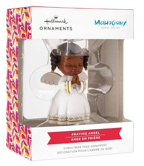 Hallmark Mahogany Angel Christmas Ornament New With Box