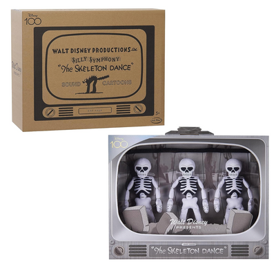 Disney100 Years Walt Disney Silly Symphonies Skeleton Dance Plush New with Box