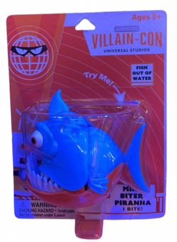 Universal Studios Villain-Con Mini Biter Piranha Fish Toy New With Tag