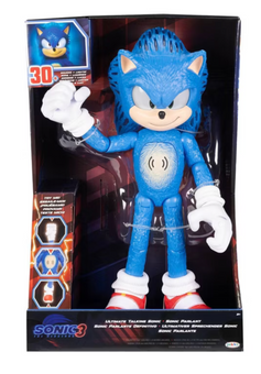 Sonic the Hedgehog 3 Ultimate Talking Sonic Figure Toy New with Tag
