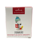 Hallmark 2023 Keepsake Mini Peanuts Winter Fun With Snoopy Ornament New w Box
