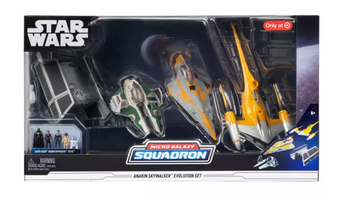 Disney Star Wars Anakin Evolution 5'' Vehicle and 4 Figure Toy New With Tag