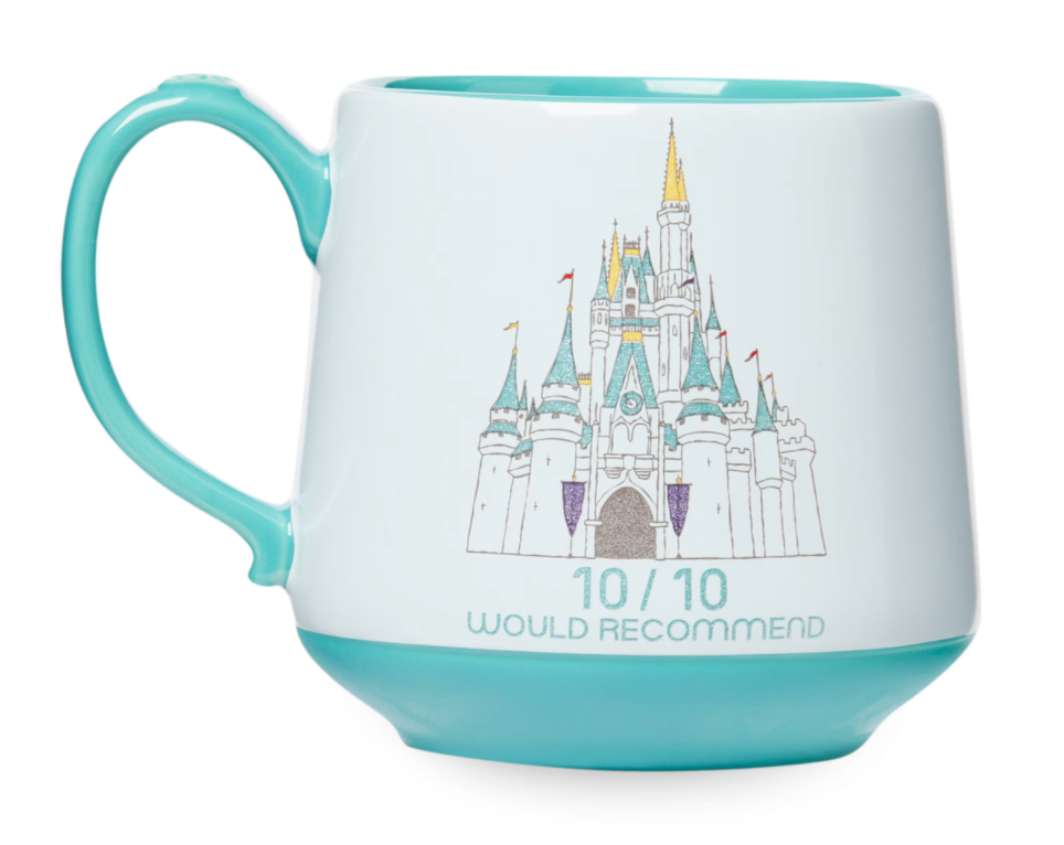 Disney Parks WDW Cinderella Castle 10/10 Would Recommend Coffee Mug New with Tag
