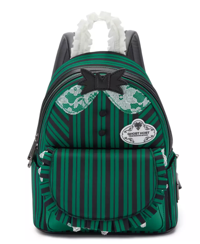 Disney The Haunted Mansion Ghost Host Loungefly Mini Backpack New