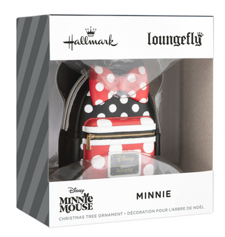 Hallmark Loungefly Disney Minnie Mouse Backpack Christmas Ornament New w Box