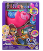 Polly Pocket Sloth Family 2in1 Purse Compact Dolls and Playset Toy New With Box