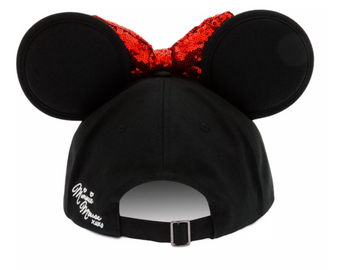 Disney Parks Minnie Mouse Baseball Ear Cap Hat for Adults New With Tag
