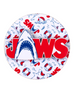 Universal Studios Jaws Red White and Blue Wooden Magnet New Sealed