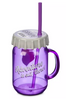 Disney Parks Grape Soda Water Bottle with Straw – Up Adventure New with Tag