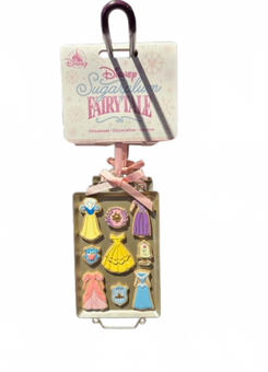 Disney Sugarplum Fairytale Princess Dresses Cookie Sheet Christmas Ornament New