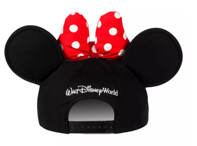 Disney Parks WDW Minnie Mouse Ear Baseball Cap Hat for Kid New