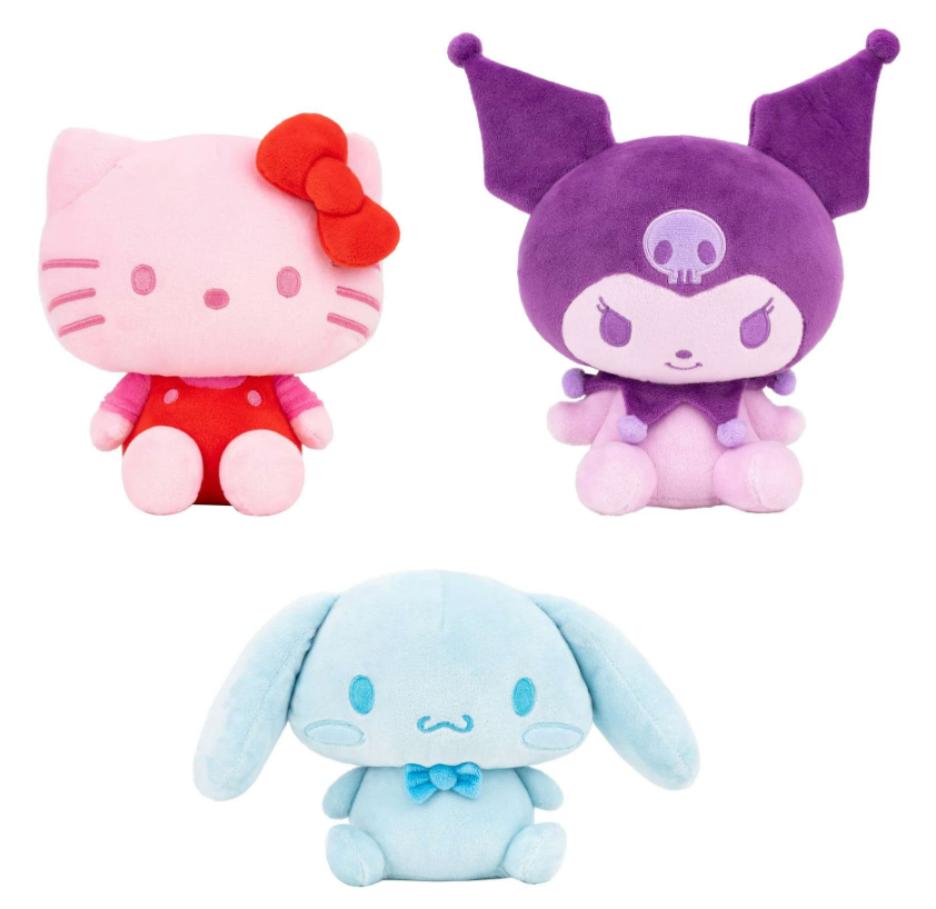 Sanrio Hello Kitty Friends Classic Kuromi & Cinnamoroll 7in Plush