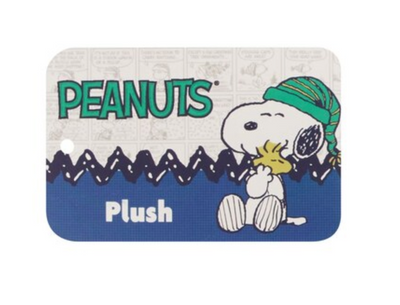 Vera Bradley Peanuts Collection Snoopy Plaid Fabric Pattern Stuffed Plush New