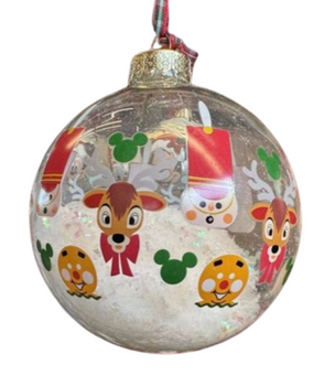 Disney Parks Nutcracker Deer and Gingerbread Man Christmas Ornament New W Tag