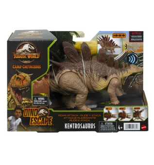 Jurassic World Camp Cretaceous Kentrosaurus Roar Attack Dinosaur Toy New W Box