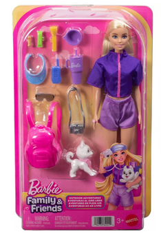 Barbie “Malibu” Outdoor Adventures Fashion Doll Camping Toy New With Tag