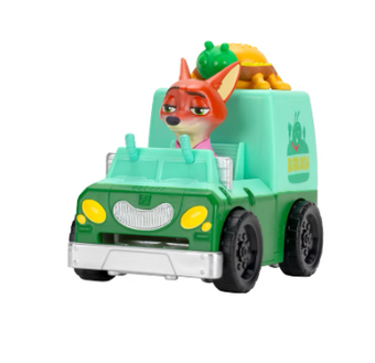 Disney Zootopia 2 4in Vehicle Nick Wilde & Bug Burga Food Truck New with Tag