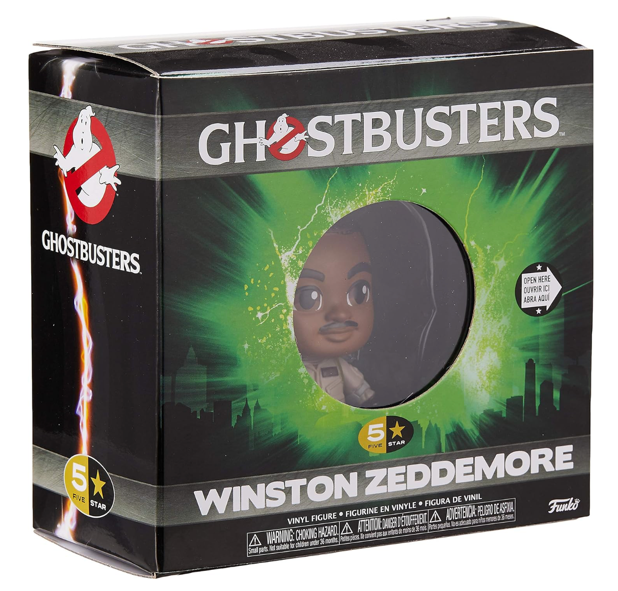 Universal Studios Ghostbuster Winston Zeddemore Vinyl Figure New with Box