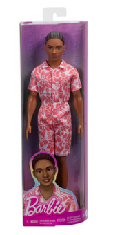 Barbie Fashionistas Ken 11" Doll #235 Hawaiian Print Jumpsuit Toy New With Tag