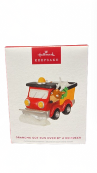 Hallmark 2024 Keepsake Grandma Got Run Over By a Reindeer Christmas Ornament New