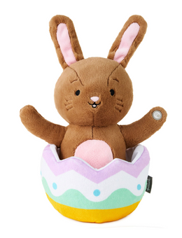 Hallmark Excited for Eggs Bunny Plush With Sound and Motion New with Tag