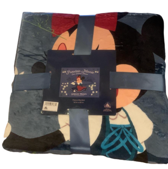 Disney Parks Epcot Germany Minnie Mouse Blanket Plaid New With Tag
